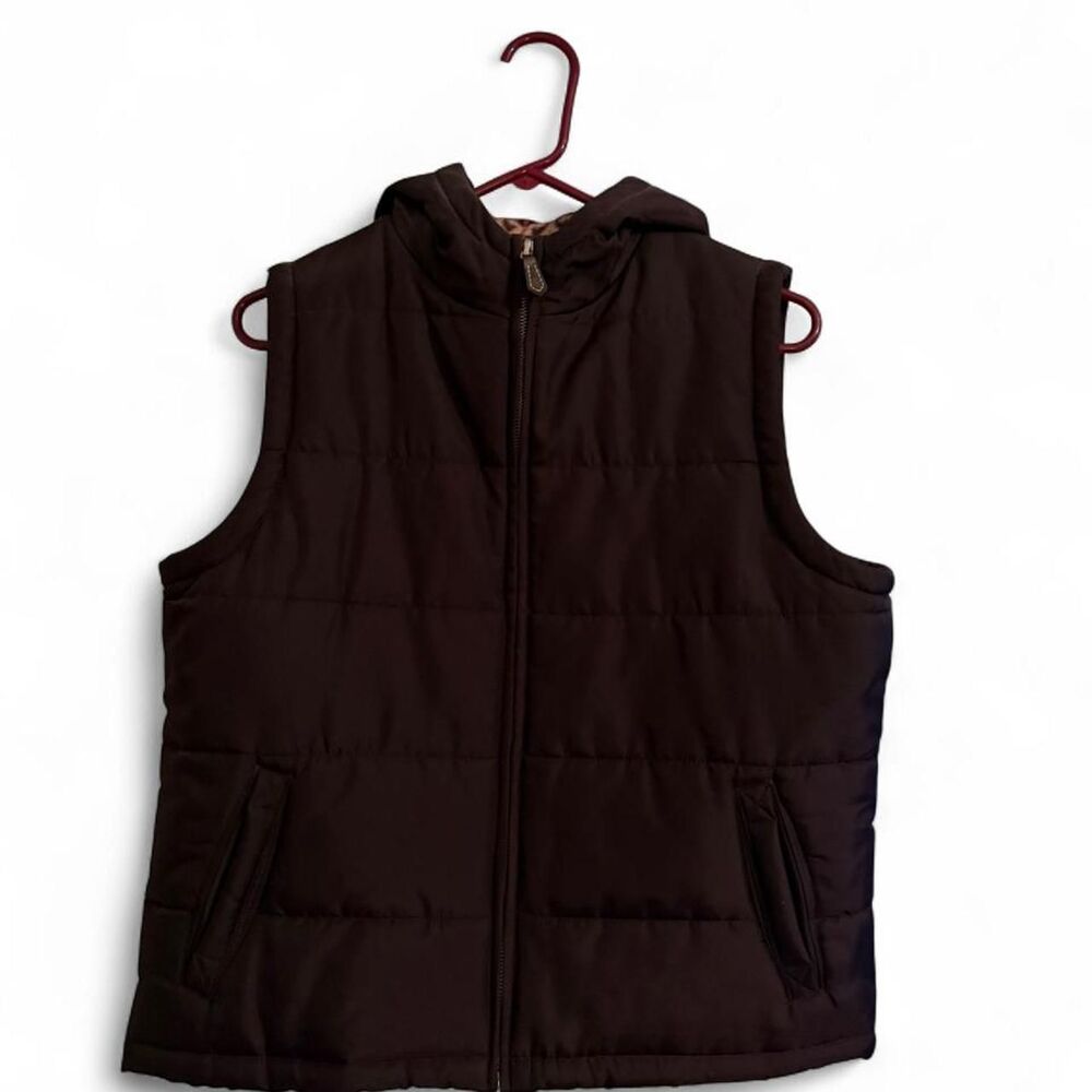 George Women's Brown and Black Gilet